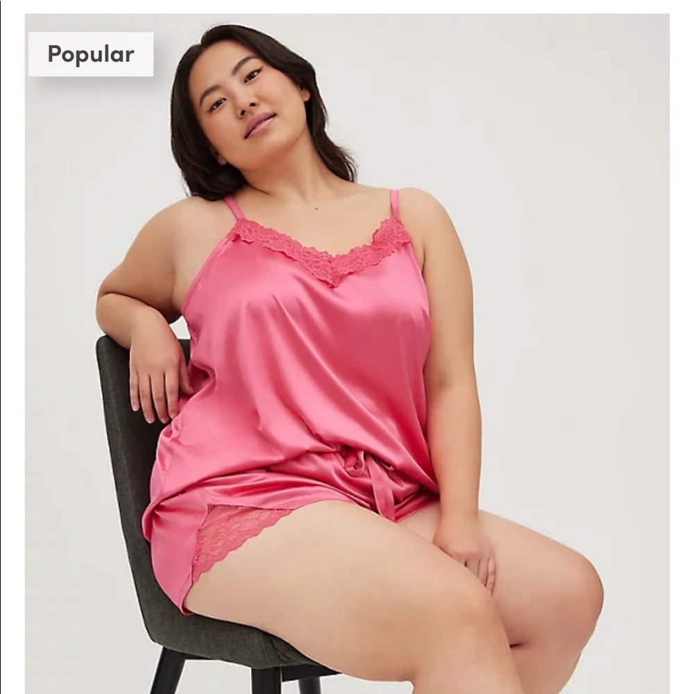 Satin Sleep Cami - TOP ONLY